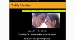 Desktop Screenshot of healthymarriages.net